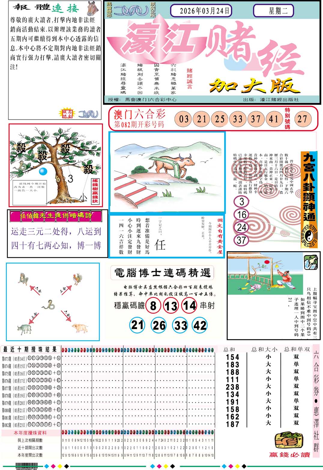 083期濠江赌经A加大版[图]